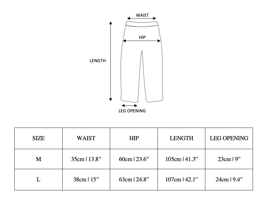 AWA BIG LOGO SWEATPANTS