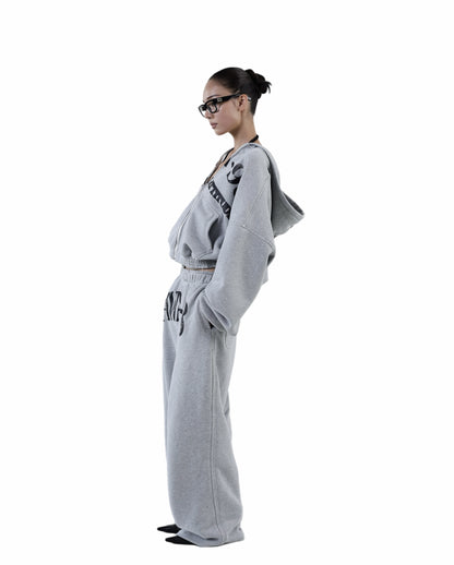 AWA PRINTED HOODIE ZIP